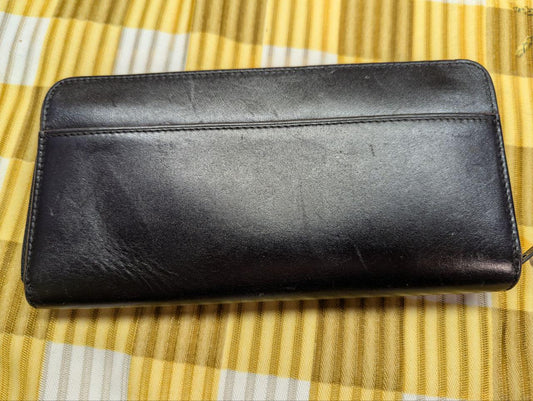 Pre-Owned Acluo Men'S Tochigi Leather Long Zip Around Wallet