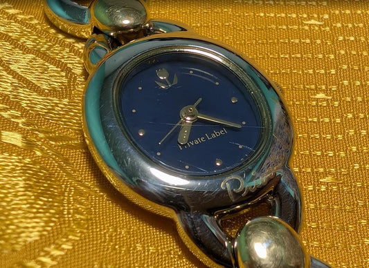 Rare Vintage Pre-Owned Private Label Y151-5A50 Ladies Watch Japan Designer Bracelet 20mm Working Quartz