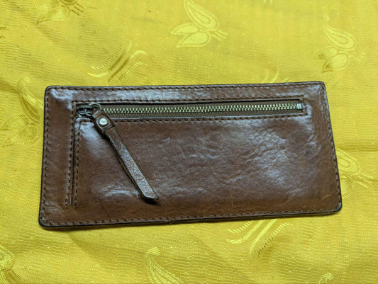 Pre-Owned BAGGY PORT Leather bi-fold Long wallet . Men's