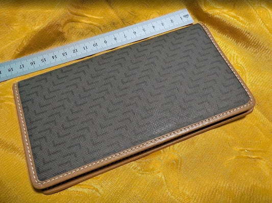 LANCEL Paris Vintage Pre-Owned Leather Organizer Address Book Luxury French Brand Rare