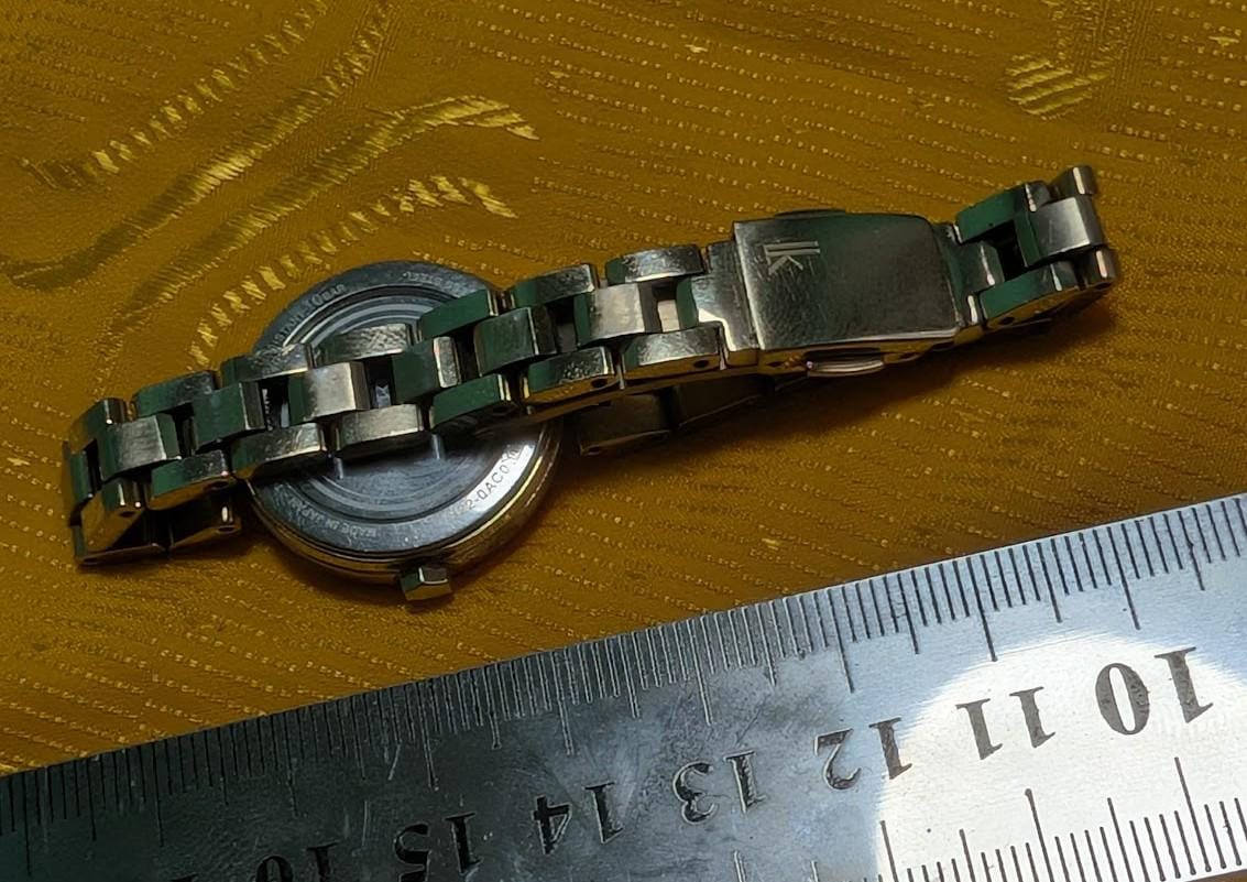 Vintage Pre-Owned Seiko Radio Wave Control Solar 1B22-0AC0 Womens Watch 25mm Luxury Japan Working Watch