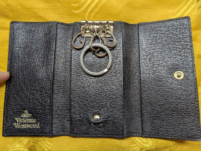 Authentic Vintage Pre-Owned Vivienne Westwood leather key holder 4 key