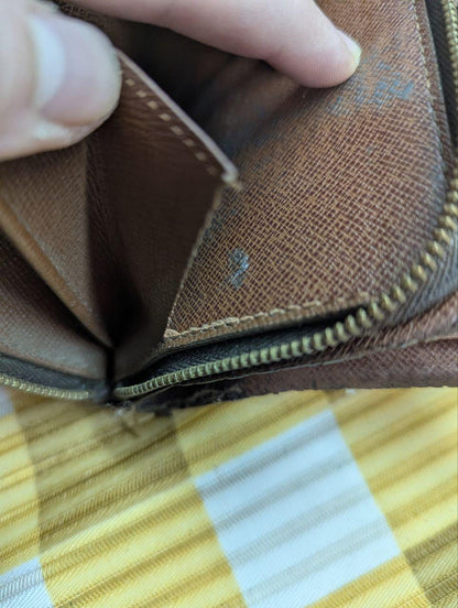 Authentic Louis Vuitton Elise Compact Snap Wallet Vintage Pre-Owned LV Monogram