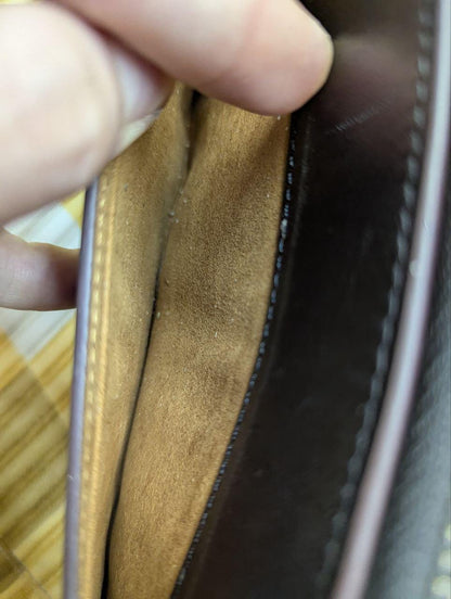 Pre-Owned Acluo Men'S Tochigi Leather Long Zip Around Wallet