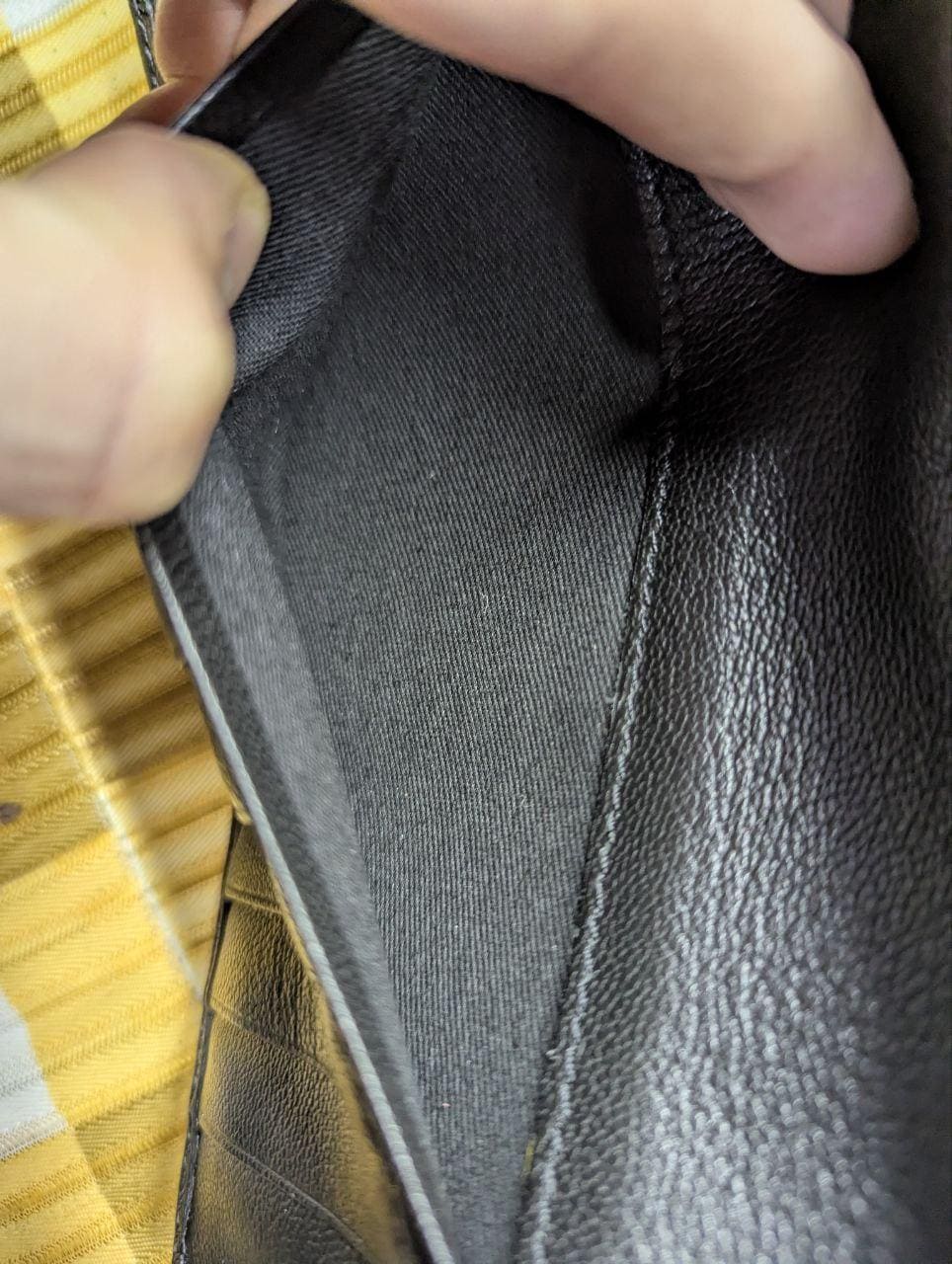 Vintage Pre-Owned Arnold Palmer Long Leather Wallet Black Bifold Card Holder Coin Wallet Slim Organizer Genuine Leather