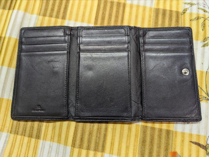 Pre-Owned Ashford card holder wallet Black Leather