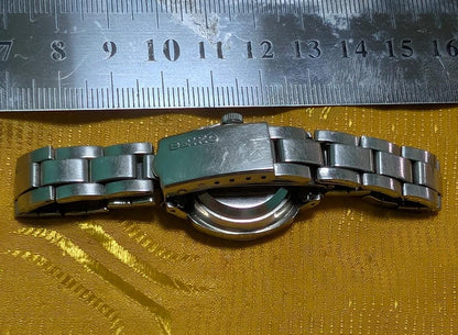 Vintage Pre-Owned Seiko Seikomatic Lady 2505-7030 Automatic Watch 25mm Original Seiko Bracelet 21 Jewels Date Working Video Japan