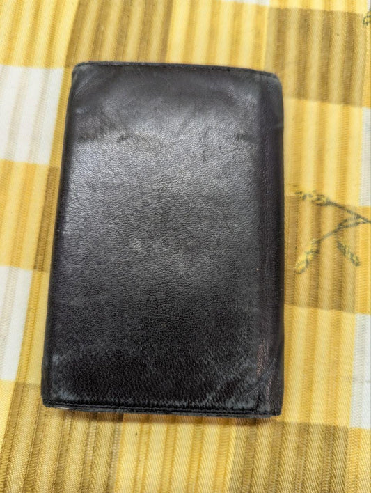 Pre-Owned Ashford card holder wallet Black Leather