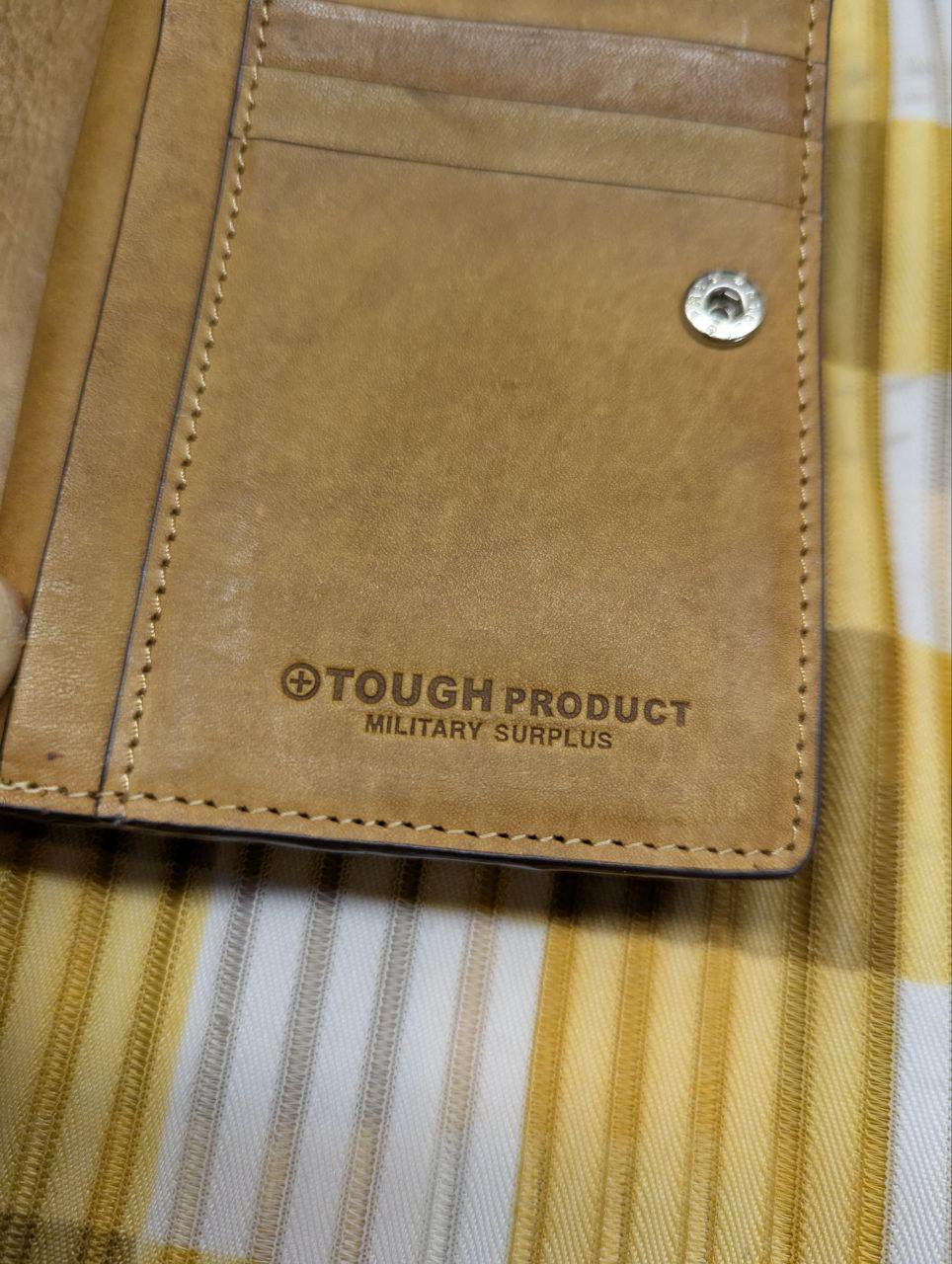 Pre-Owned Tough Jeans Military Surplus Leather Wallet