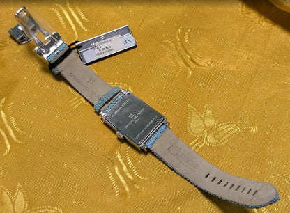 Officina del Tempo Italy NOS Vintage Pre-Owned Quartz Watch 28mm Original Tag Stingray Leather Strap New Battery Working Video 31GL