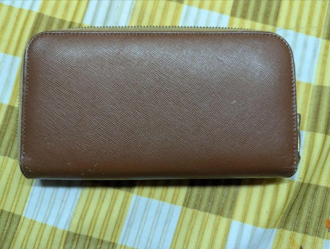 Authentic Vintage Pre-Owned Orobianco Long Wallet Made of Genuine Leather, Made in Italy