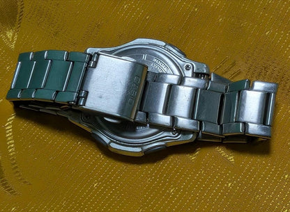 Casio Wave Ceptor WVA-M630 Multiband 6 Tough Solar Watch 40mm Silver Dial Vintage Pre-Owned JDM Men's Watch