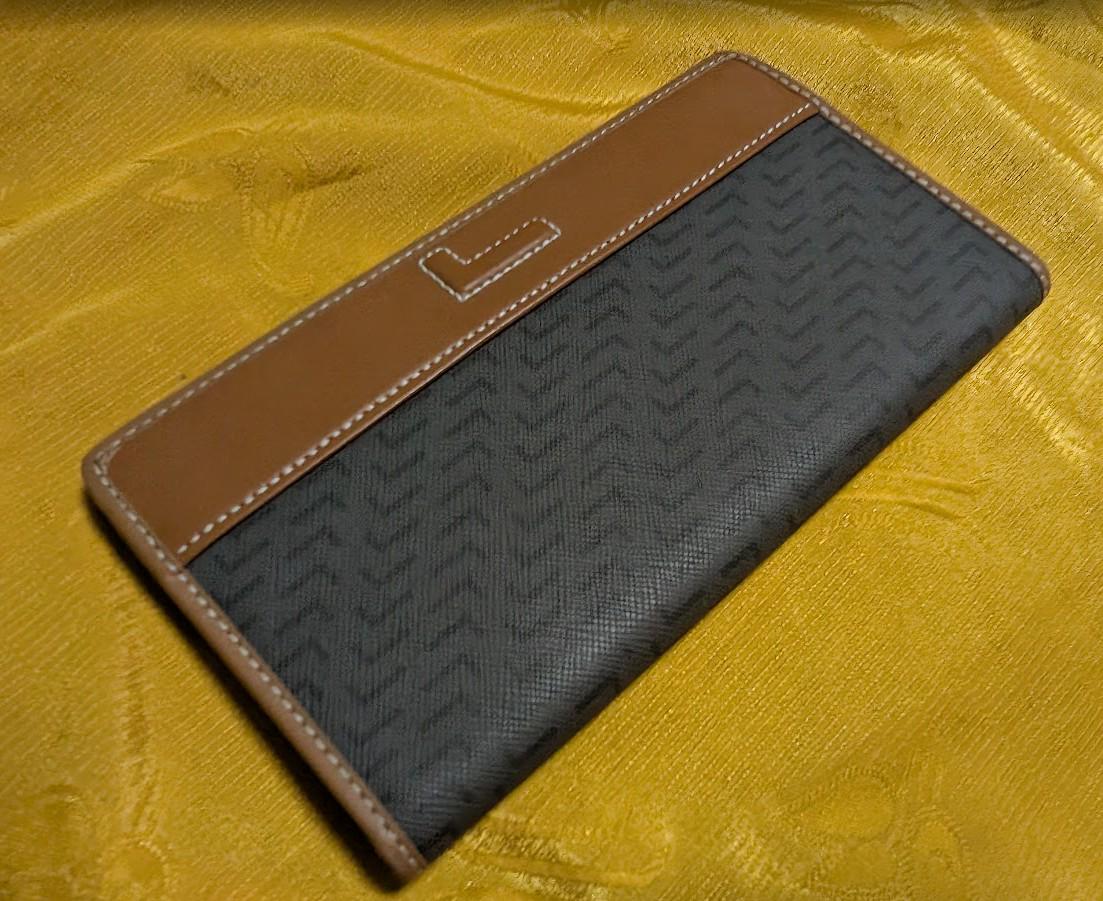 LANCEL Paris Vintage Pre-Owned Leather Organizer Address Book Luxury French Brand Rare