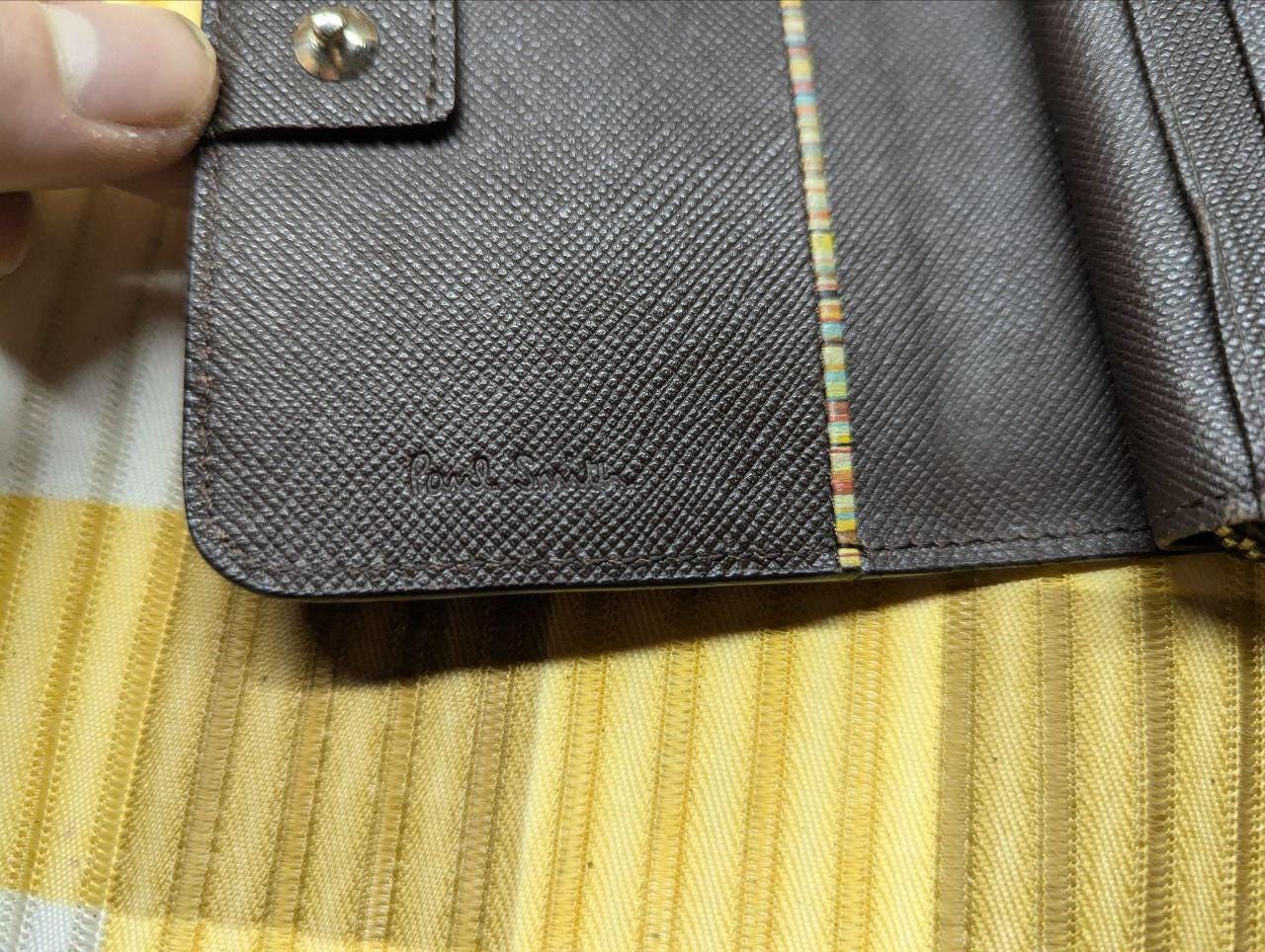 Pre-Owned Black Leather Bifold Key Case with coin holder Paul Smith