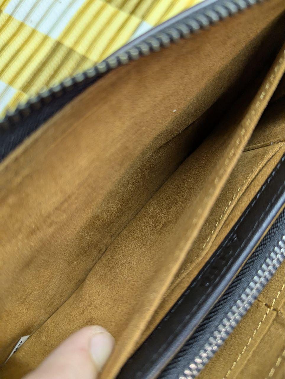 Pre-Owned Acluo Men'S Tochigi Leather Long Zip Around Wallet