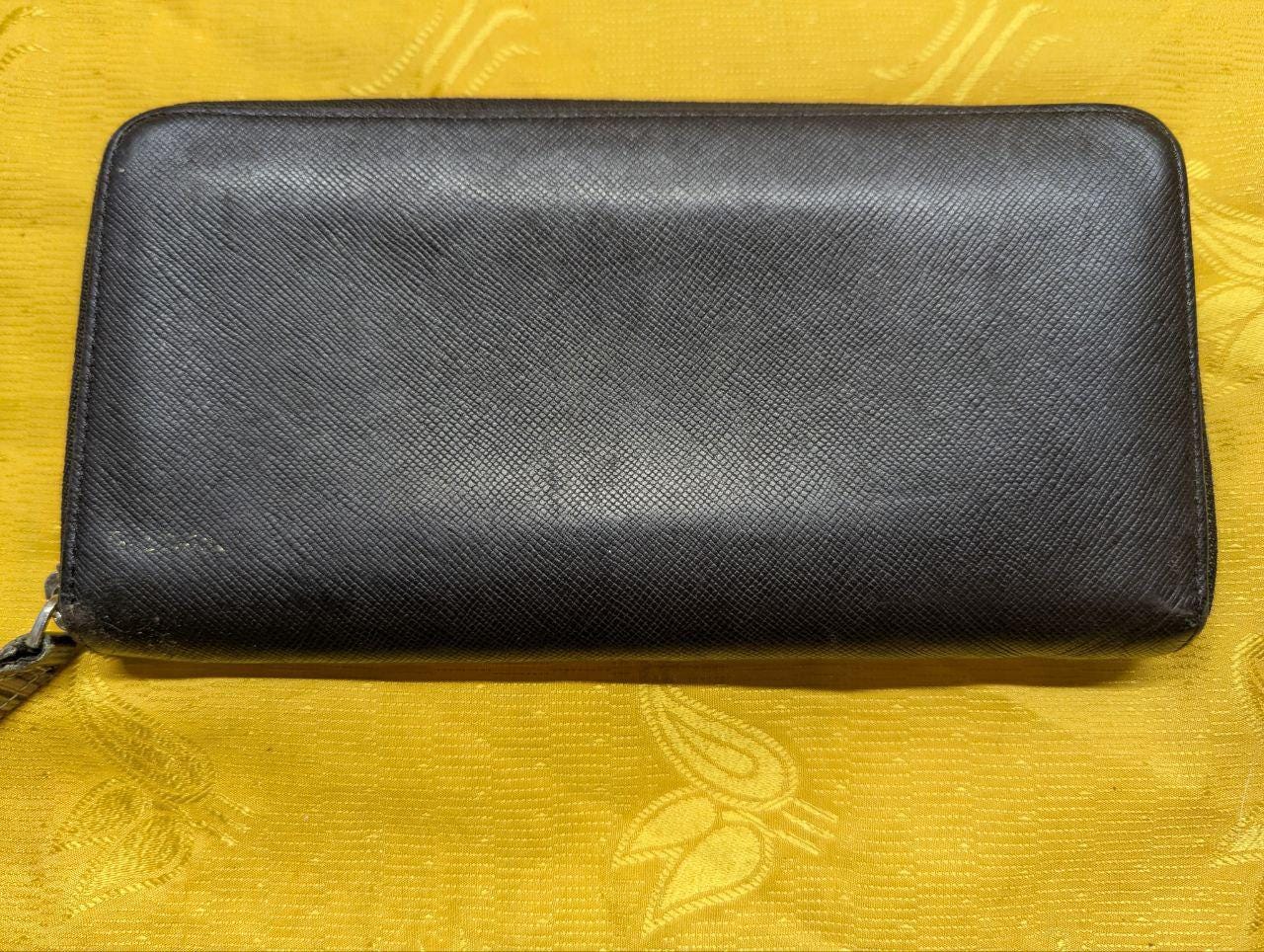 Vintage Pre-Owned Authentic Paul Smith Zip Straw Grain Long Wallet , Japan