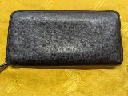 Vintage Pre-Owned Authentic Paul Smith Zip Straw Grain Long Wallet , Japan
