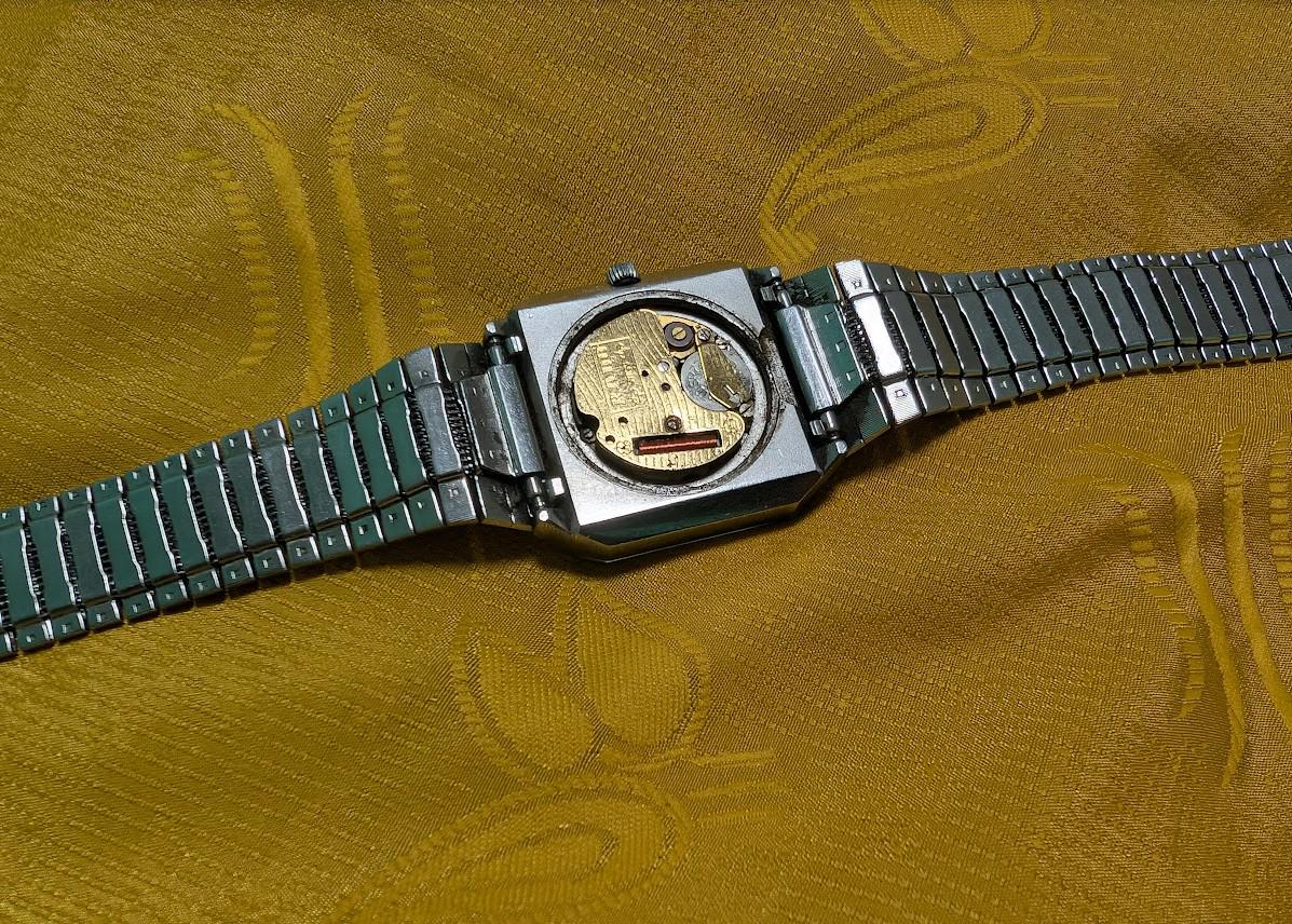 RADO Vintage Pre-Owned Quartz Watch Square Black Dial 30mm Swiss Made Classic Luxury For Repair Rare