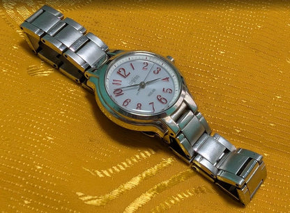 Vintage Pre-Owned Ingenu Alba Solar V181-0BN0 Womens Watch 27mm Japan Solar Steel Bracelet Rare Working Watch