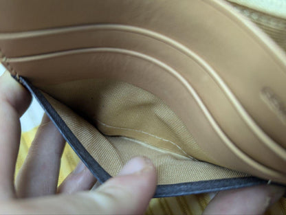 Vintage Pre-Owned Genuine Bridle Leather Long Wallet Black Tan Interior Continental Bifold Zip Coin Pocket Classic Mens Leather Wallet