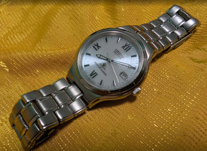 Rare Vintage Pre-Owned Citizen Attesa Eco Drive E760-K17691 Perpetual Calendar Watch Japan 35mm Titanium Solar Rare JDM