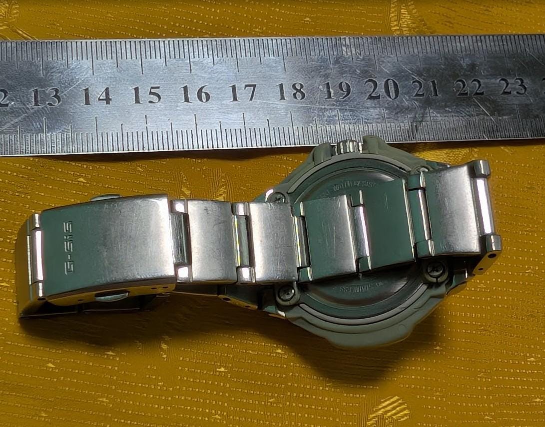 Vintage Pre-Owned Casio Baby-G G-Sis STG-110 Premium Line Watch, 40mm Silver Dial, 10 Bar, 186mm Bracelet, New Battery, Working Video, Rare Y2K Quartz