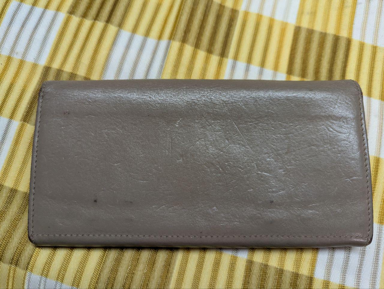 Il Bisonte Long Leather Wallet Brown Italian Vegetable Tanned Leather Used