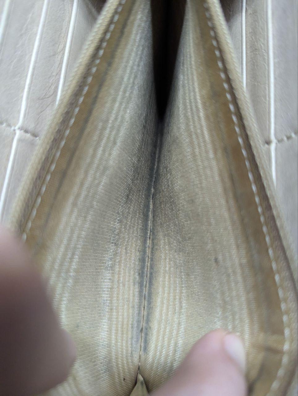 Authentic Vintage Pre-Owned Orobianco Long Wallet Made of Genuine Leather, Made in Italy