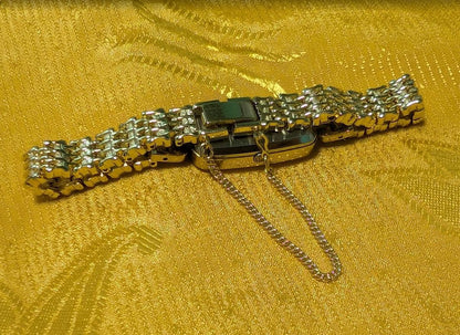 Rare Omega De Ville Quartz 1352 Ladies Watch Gold Tone Bracelet Swiss Vintage Pre-Owned Watch With Warranty Booklet