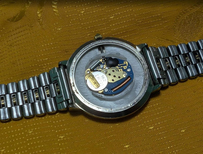 Vintage Pre-Owned Rowenta Henex S.A. Bienne Swiss Made Watch 33mm 7 Jewels New Battery Working