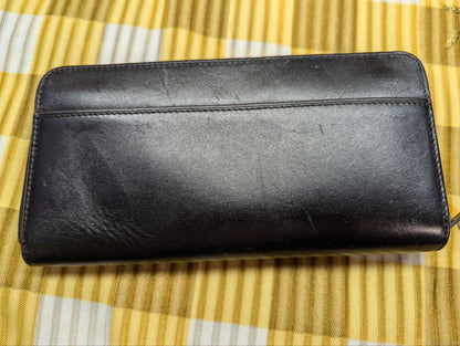 Pre-Owned Acluo Men'S Tochigi Leather Long Zip Around Wallet