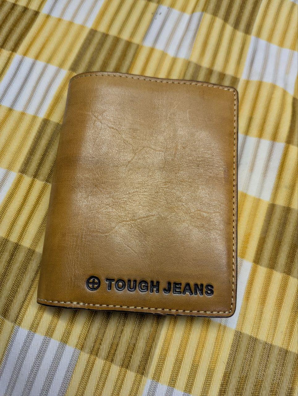 Pre-Owned Tough Jeans Military Surplus Leather Wallet