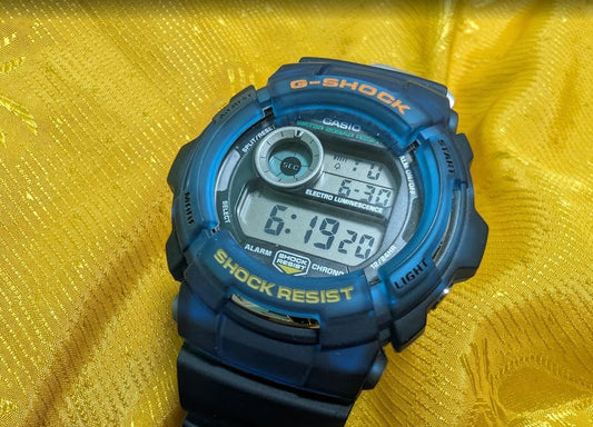 Vintage Pre-Owned Casio G-Shock G-2000 Blue Rare Color Module 2167 Digital Watch 45mm New Battery Excellent Condition