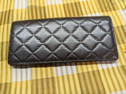 Pre-Owned Patrick Cox Long Patent Leather Designer Wallet