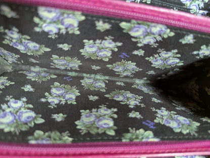 Pre-Owned Anna Sui Pink Butterfly Leather Wallet
