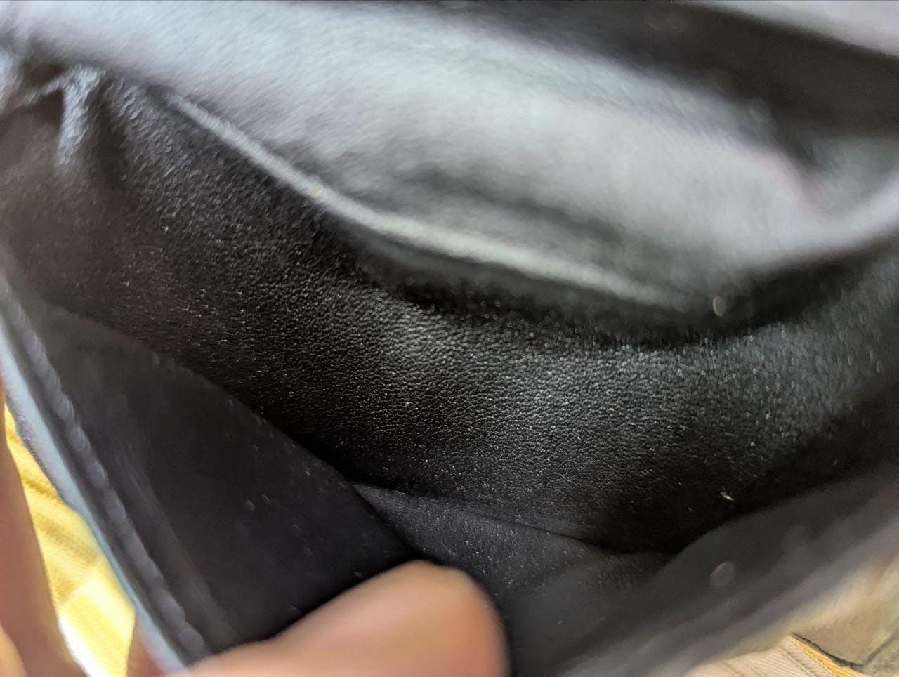 Pre-Owned Ashford card holder wallet Black Leather