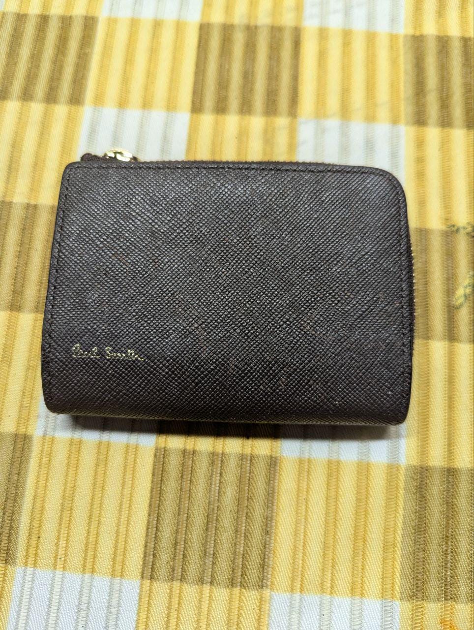 Pre-Owned Black Leather Bifold Key Case with coin holder Paul Smith