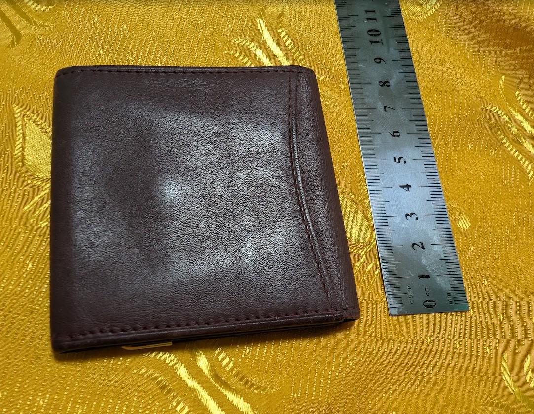 Vintage Pre-Owned Cartier Paris Burgundy Leather Bifold Wallet Luxury French Designer Coin Pocket Authentic Rare Piece