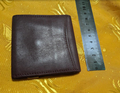 Vintage Pre-Owned Cartier Paris Burgundy Leather Bifold Wallet Luxury French Designer Coin Pocket Authentic Rare Piece
