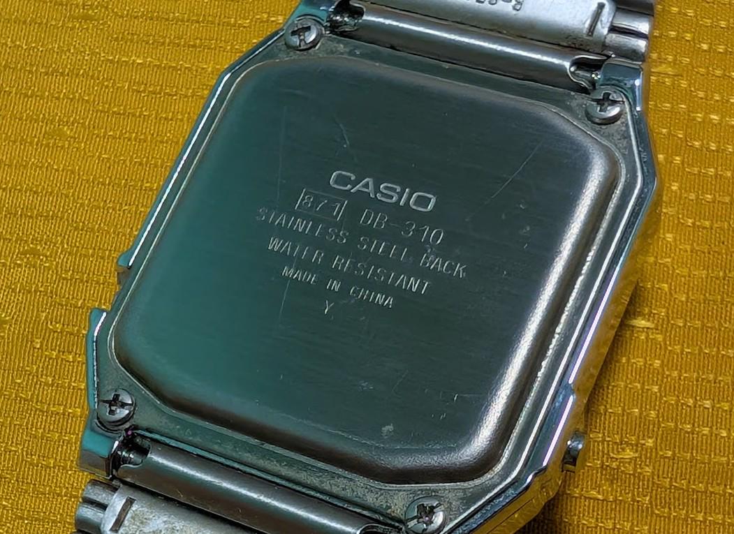 Vintage Pre-Owned Casio Data Bank DB-310 Telememo 30 Digital Watch New Battery Working Video Classic Calculator Era Rare