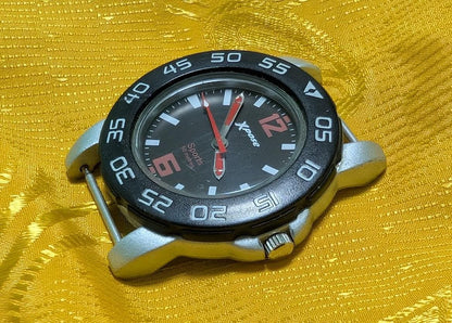 Pre-Owned Sekonda Xpose Sports Watch Quartz 50M WR Black Dial Casual Watch New Battery .case 40mm.NEW Battery