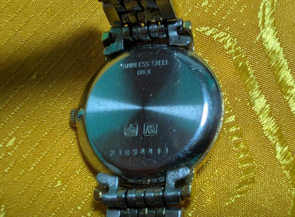 Vintage Pre-Owned Longines Quartz 9 Jewels Swiss Ladies Watch 23mm Steel Bracelet Working New Battery