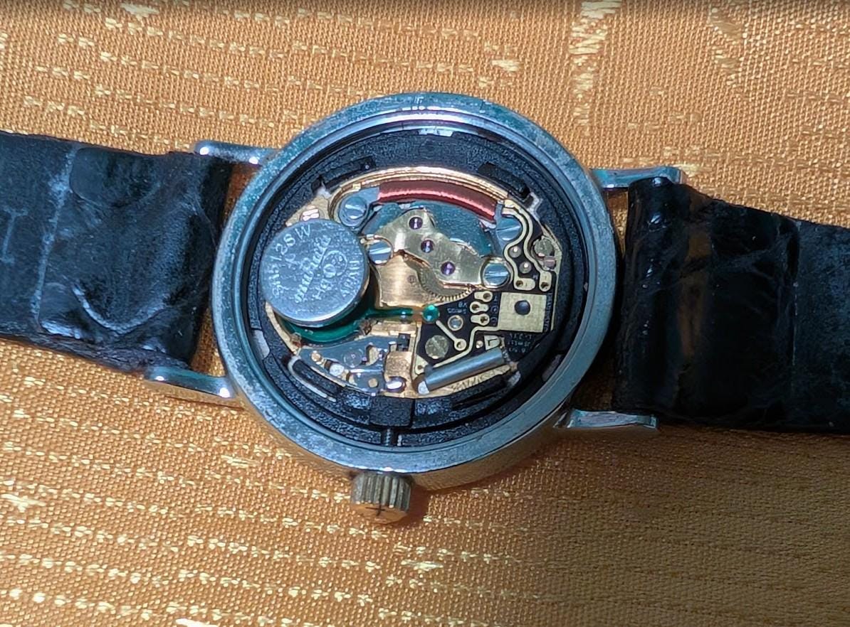 Vintage Pre-Owned Omega De Ville Swiss Made Ladies Watch 21mm Japanese Presentation Engraving For Repair