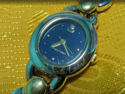 Rare Vintage Pre-Owned Private Label Y151-5A50 Ladies Watch Japan Designer Bracelet 20mm Working Quartz