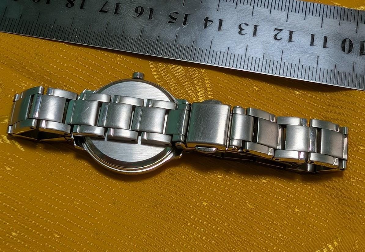 Vintage Pre-Owned Ingenu Alba Solar V181-0BN0 Womens Watch 27mm Japan Solar Steel Bracelet Rare Working Watch
