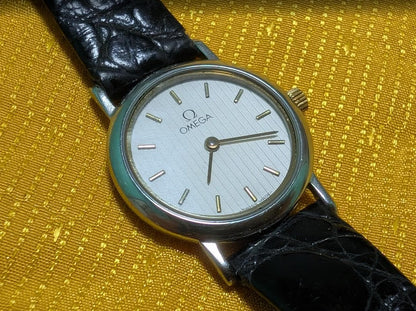Vintage Pre-Owned Omega De Ville Swiss Made Ladies Watch 21mm Japanese Presentation Engraving For Repair