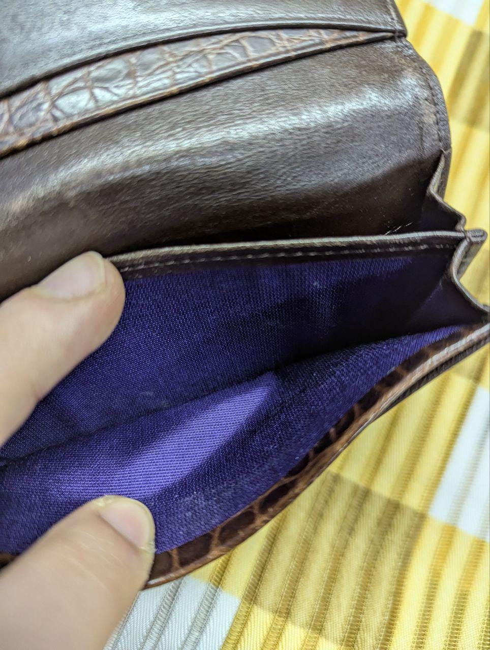 Pre-Owned RARE PAUL SMITH Leather bifold Wallet Card Holder