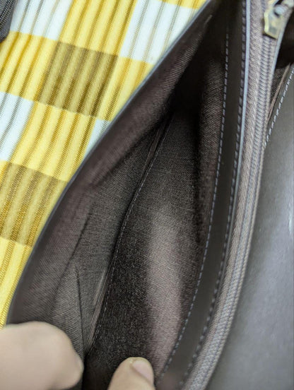 Pre-Owned Patrick Cox Long Patent Leather Designer Wallet