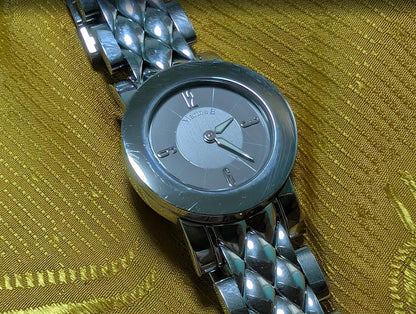 Pre-Owned Rare Marina B 3426 Swiss Made Women's Watch 27mm 6 Jewels Quartz Original Box Extra Bracelet Links New Battery Working