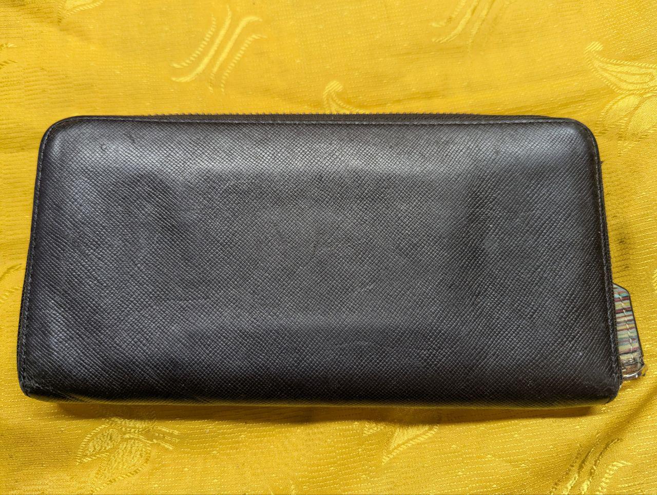 Vintage Pre-Owned Authentic Paul Smith Zip Straw Grain Long Wallet , Japan